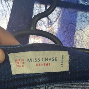 Navy blue skinny jeans (Miss Chase)