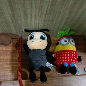 Combo Of 3 Branded Plushies And Soft Toys