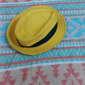 Yellow Colour Boy Cap