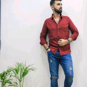 Rakhi Sale💥Maroon Shirt 🔥