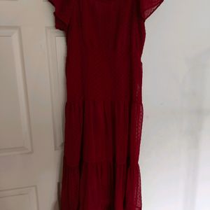 Maroon Maxi Dress