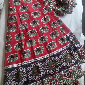 Maxi Dress Rajashthani Print.