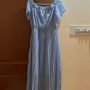 Asymmetrical Blue Dress