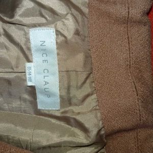 Formal Warm Jacket In Tan Color