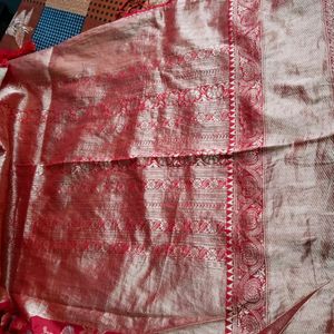 Red Banarasi Saree