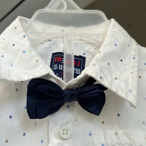 Baby Boy Shirt With Bow