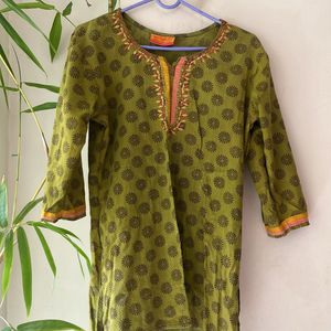 Green Kurta