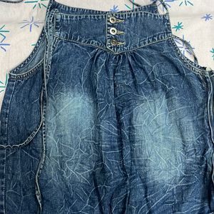 Denim Short Playsuit/romper