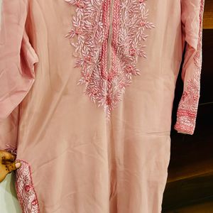 Chickenkari Straight Kurta