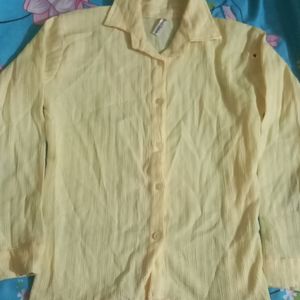 Lemon Yellow Formal Shirts