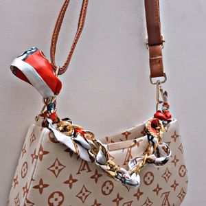 Beautiful LV Print Sling Bag