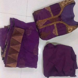 Purple Heavy Salvar Suit Sale