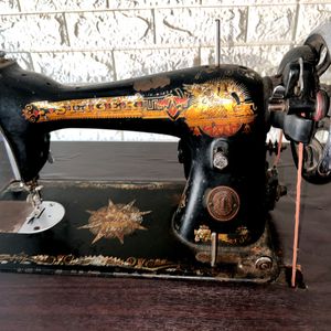 Singer Sewing Machine With Motor, Stand Table