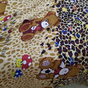 Unused Single Bedsheet Kids Print