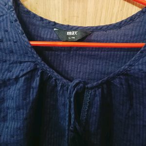 Navy Blue Top From MAX