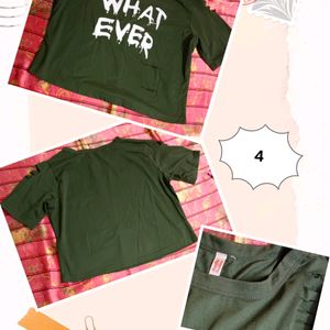 4 Regular & Crop Tshirts (Women)