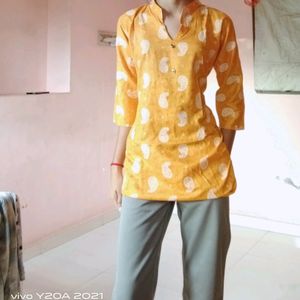 Yellow Kurti