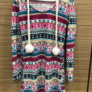 Colorful Long Pullover