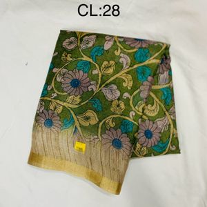 Printed Jute Cotton Jari