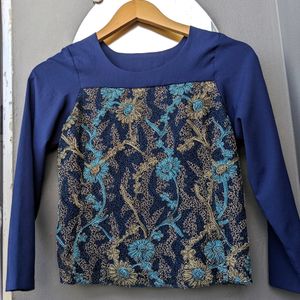 Formal Top Embroidered