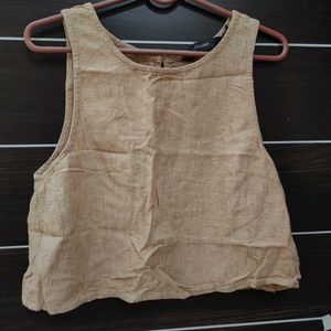 Designer Back Beige Colour Top