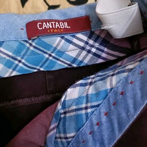 Cantabil Brand Wine Capri In 32 Waist