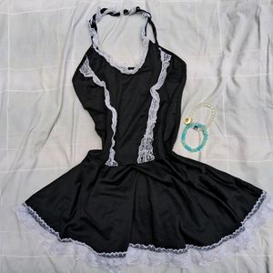 Aesthetic Kawaii  Milkmaid Coquette Dress 👗