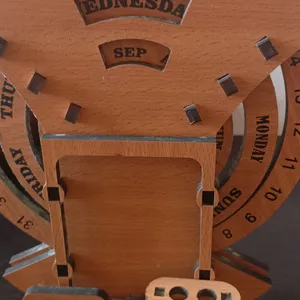 Wooden Infinite Time Use Calendar