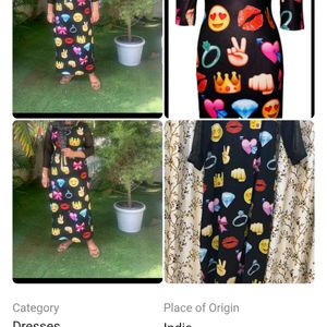 Emoji Dress For Party