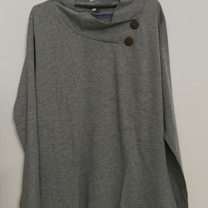 Grey Formal Wear Top