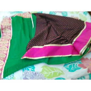 Green Designer Saree