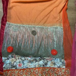 Saari With Blouse New Condition