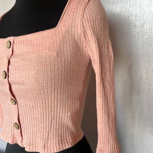 Crop Long Sleeve Top