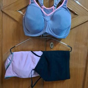 Combo Of Three Imported Fabric  Sports Bra