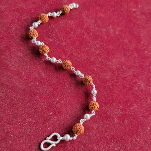 Silver Rudraksha Bracelet