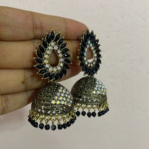 Black Traditional Earrings