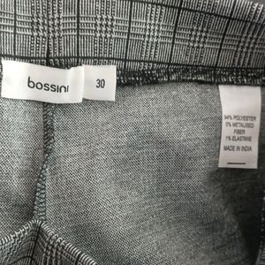 Grey Checks Casual Pant (Women)