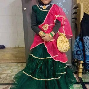 Lehnga Kurti With Dupata