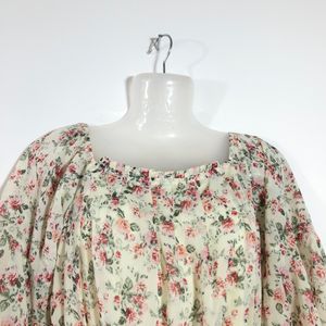 Cream Printed Top(Women’s)