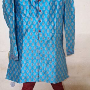 Men's Kurta Pajama|Blue|Party Wear