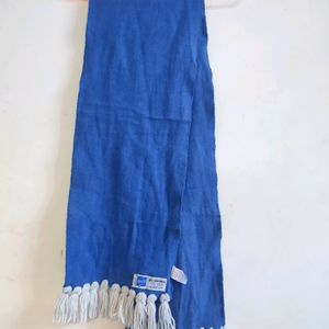 Blue Scarf Afor Winter