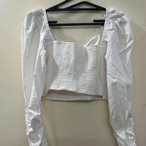 Cute Sweetheart Neck Top