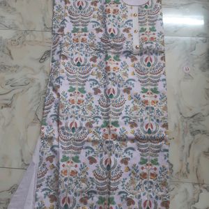 Light Pink Beautiful Cotton Silk Dress Material