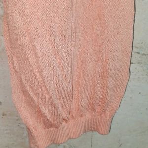 Trendy Zipper Fashion Top Hoodie Peach