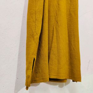 Glacier Yellow Midi Dress