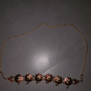 Gold Embroidery Necklace For Women