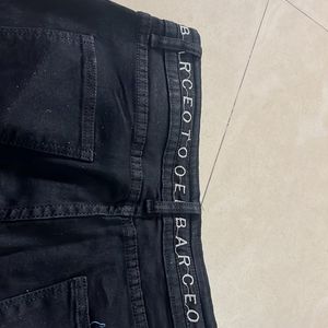 Denim black imported jeans