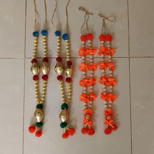 Unused Four Pieces Haar Mala Necklace