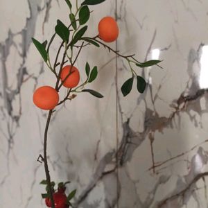 Homecentre Artificial Orange Plant Stick