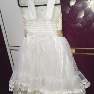 (9month-1.5yr)Fairy White Frock/Gown